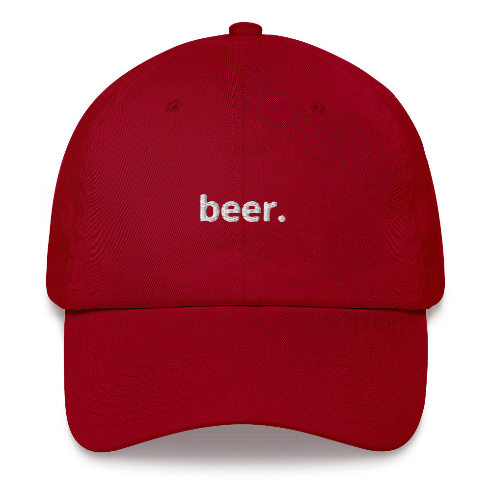 "beer." Dad Hat