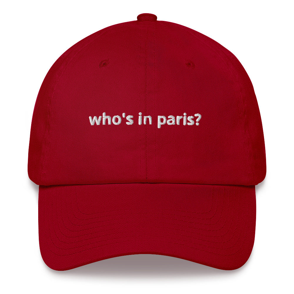 "Who's in Paris?" Dad Hat