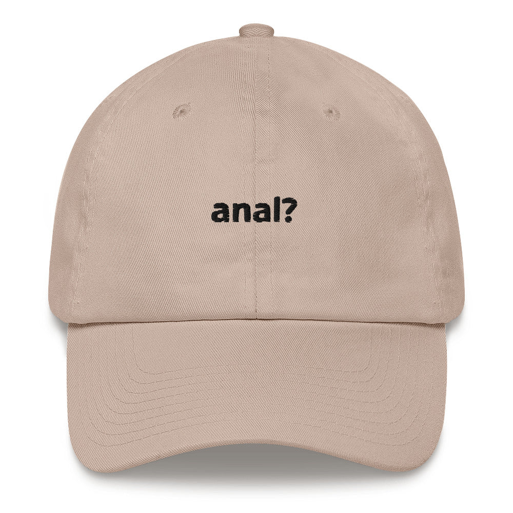 "anal?" Dad Hat