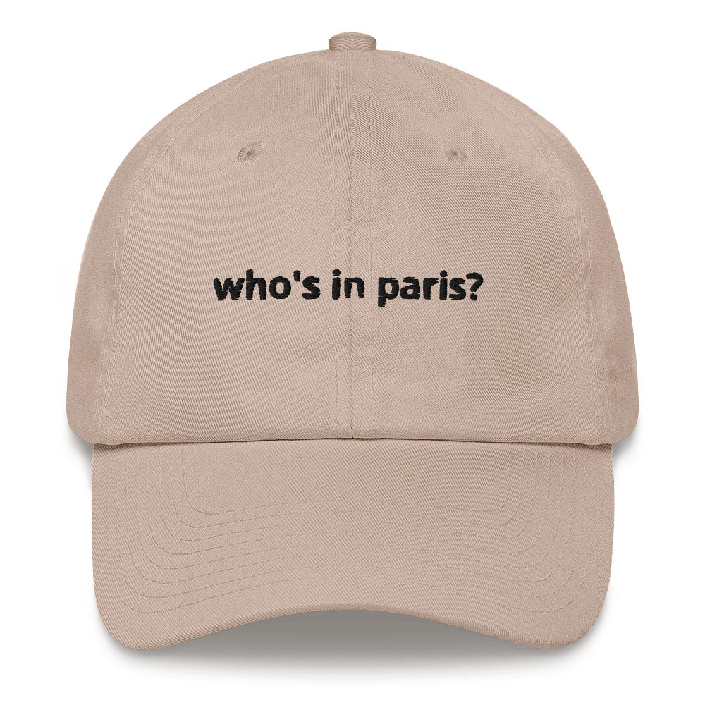 "Who's in Paris?" Dad Hat