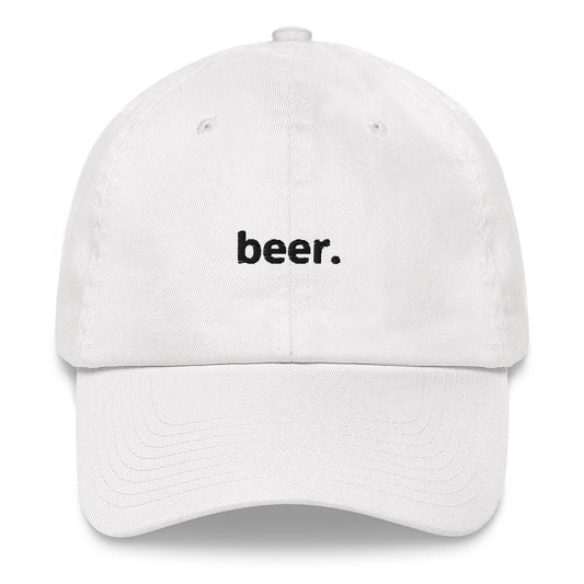 "beer." Dad Hat