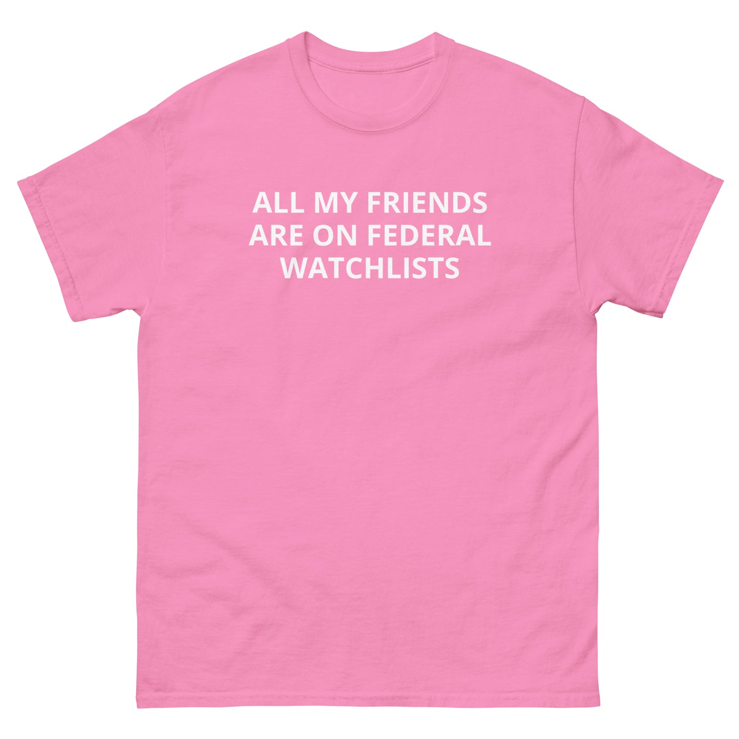 All My Friends Are on Federal Watchlists