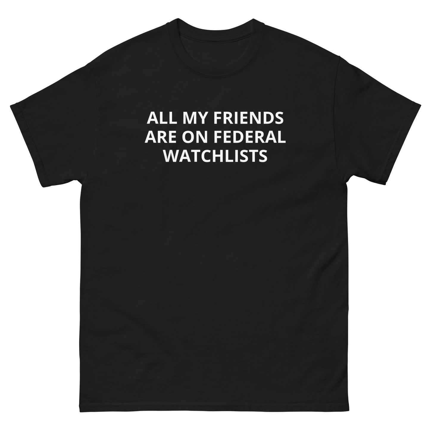 All My Friends Are on Federal Watchlists