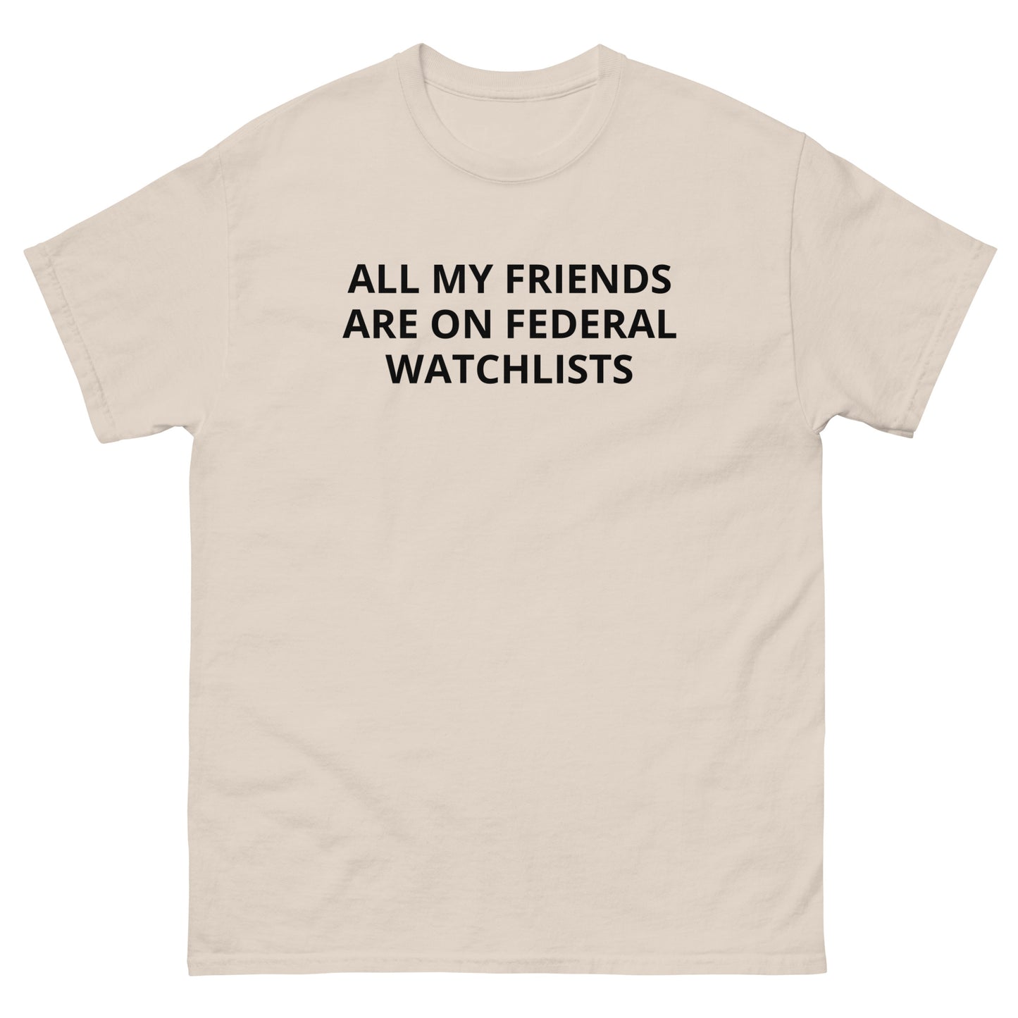 All My Friends Are on Federal Watchlists