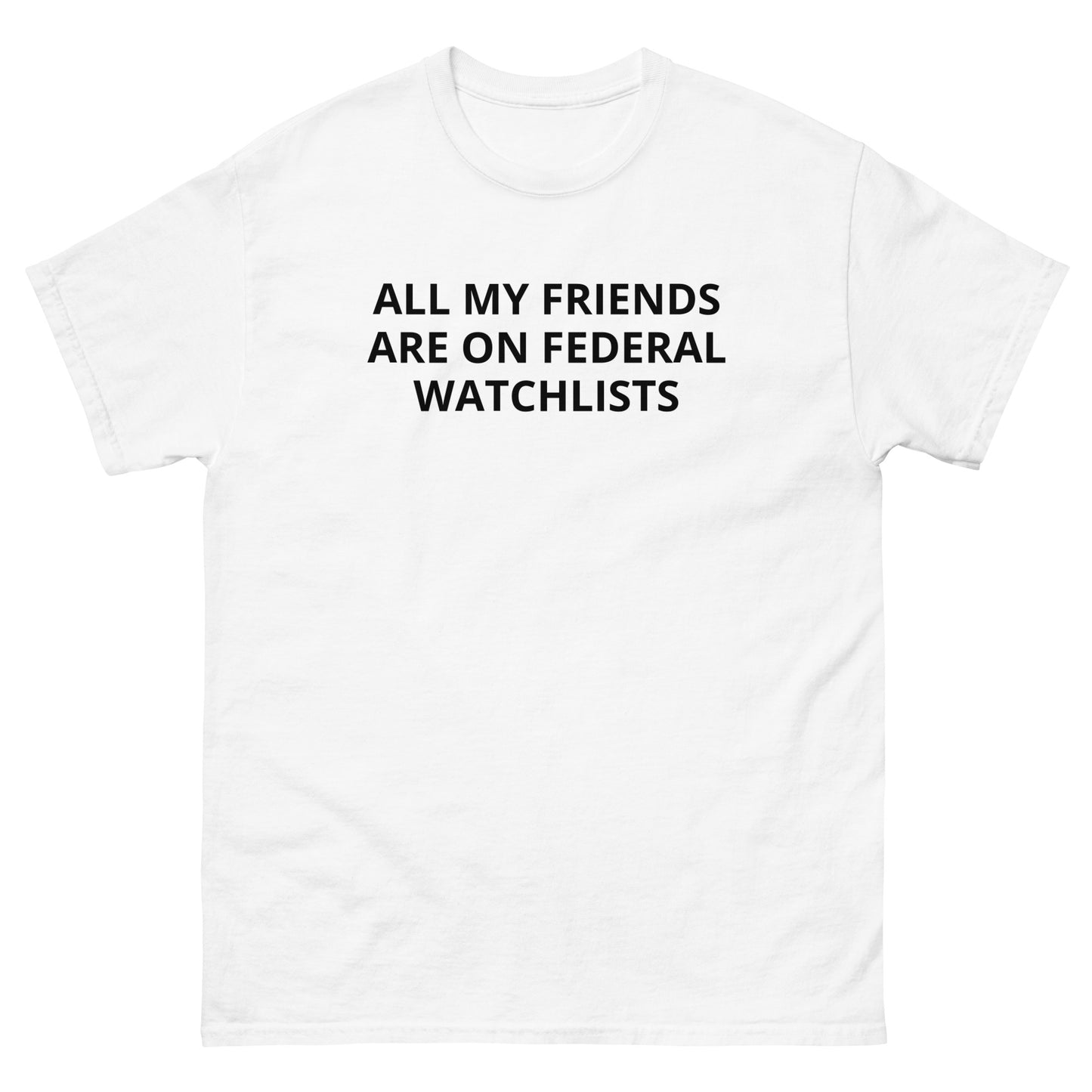 All My Friends Are on Federal Watchlists