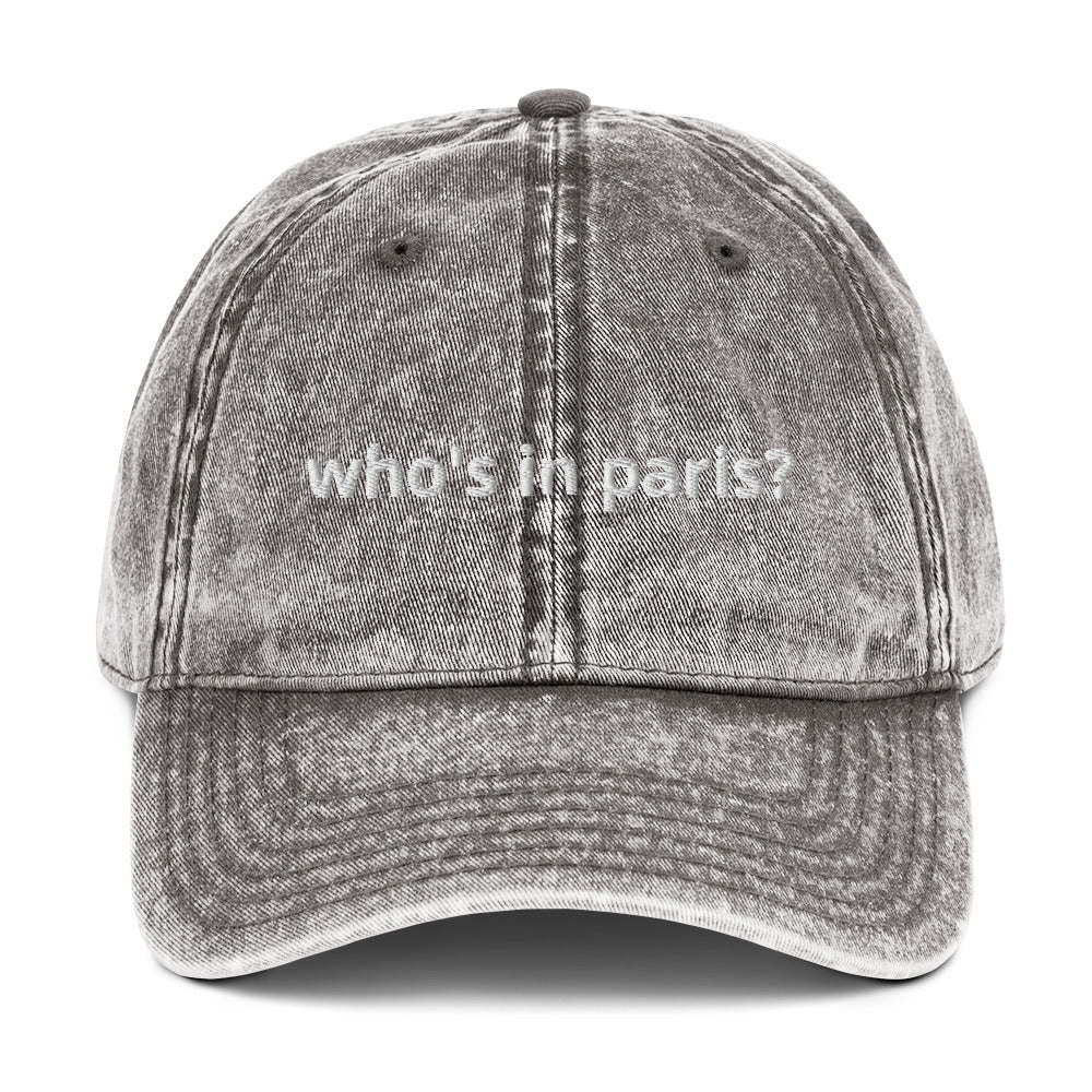 "Who's in Paris?" Vintage hat