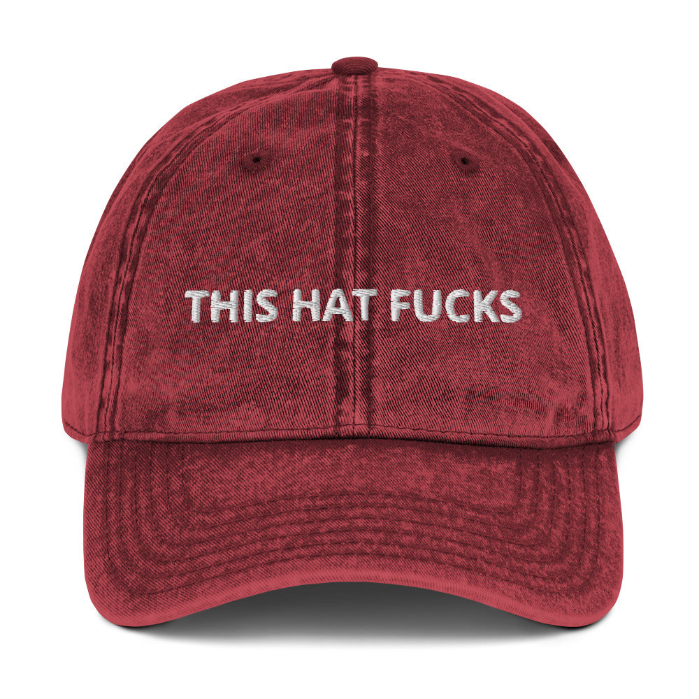 "This Hat Fucks" Vintage Hat